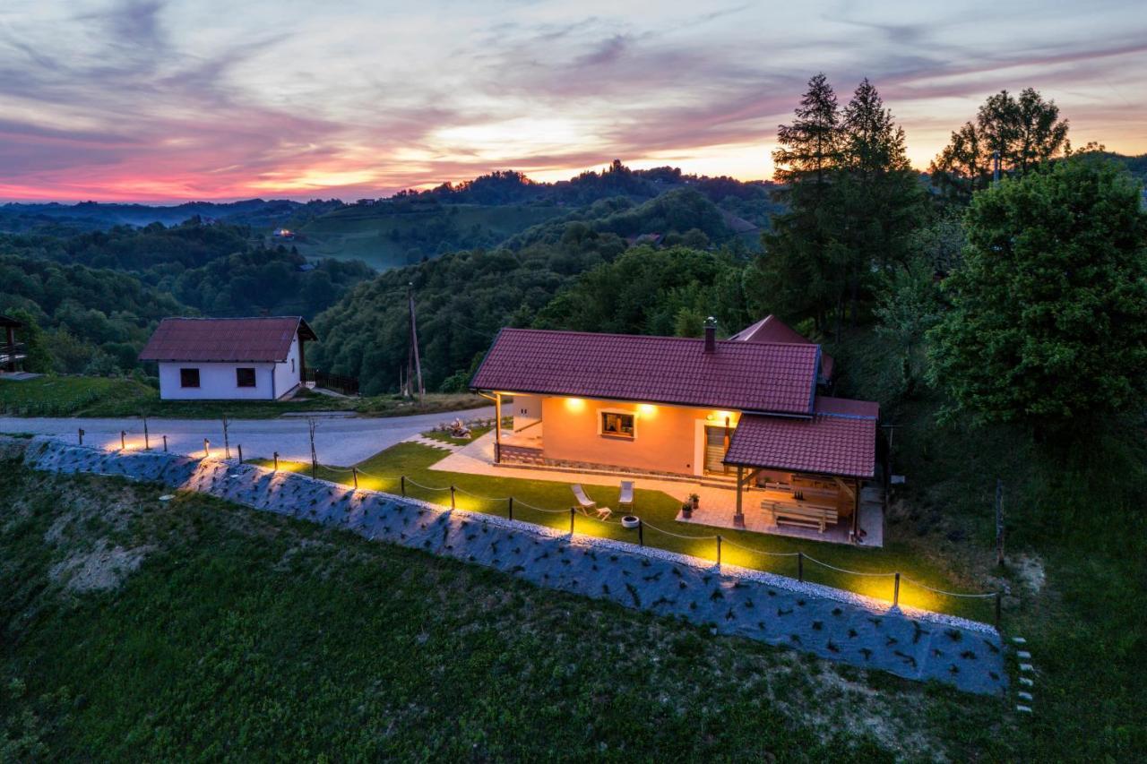 Hill Cottage Haloze Gruskovec Buitenkant foto